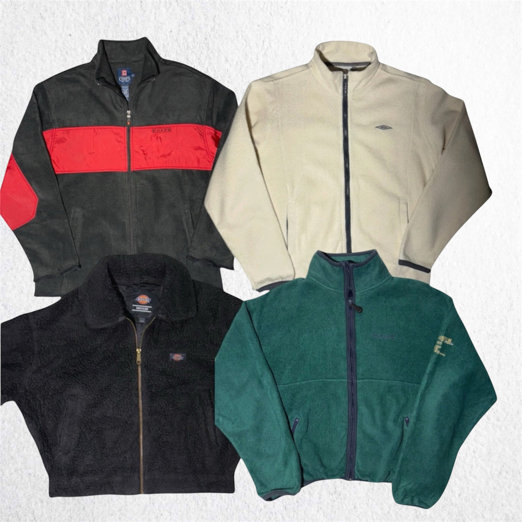 Značkové fleece mikiny a bundy (M/Ž)